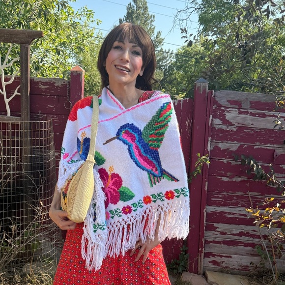 Vintage Beatnik, Hippie 1950’s-60’s Rattan Woven Bag - Picture 8 of 8